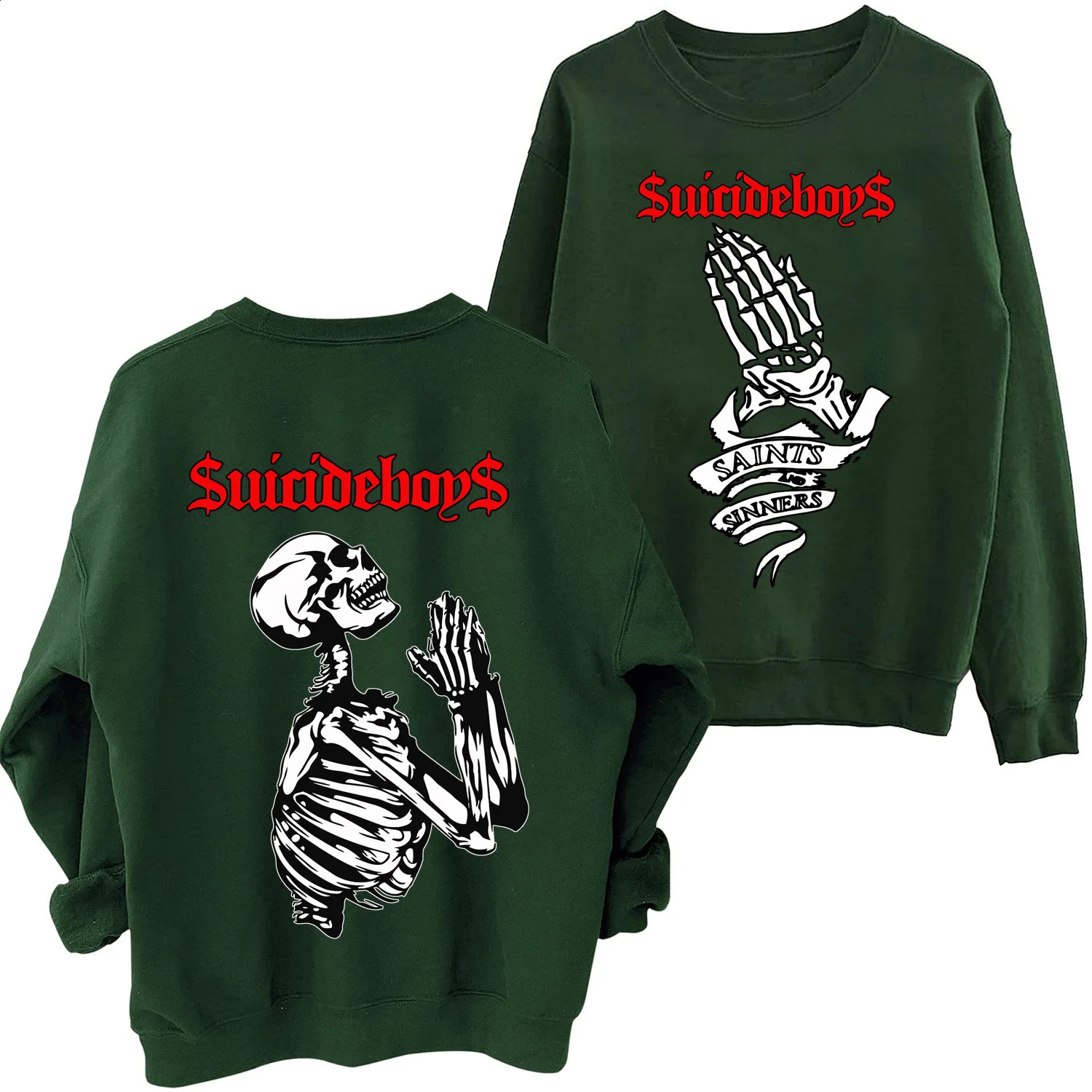 2024 Suicideboys Sweatshirt Man Woman Harajuku Round Neck Long Sleeve Oversized Hoodie Fans Gift 240907