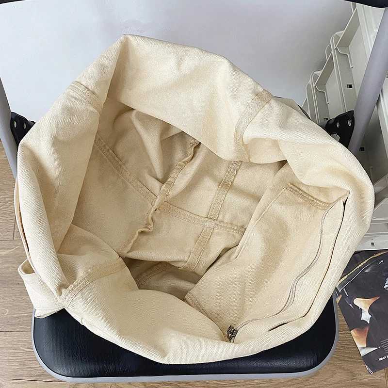 HOCODO New Bags for Women Canvas Shoulder Bag Fashion Large Capacity Handbags Female Casual Travel Bags Soft Crossbody Bags Z240910