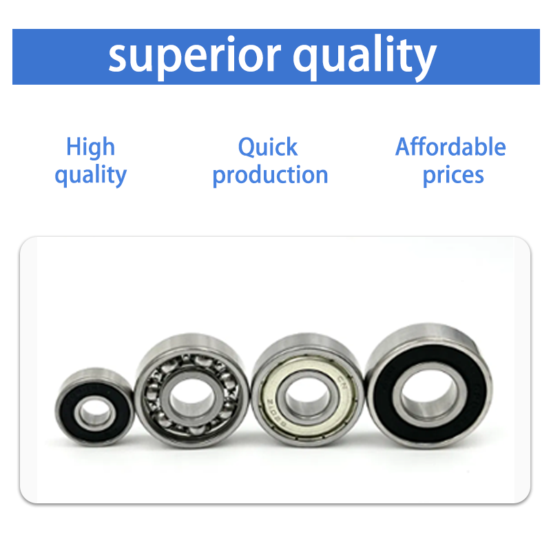 China Manufacturer Good Price Motor Bearings 6200 6201 6202 6203 6204 6205 6206 6207 6208 Deep Groove Ball Bearing
