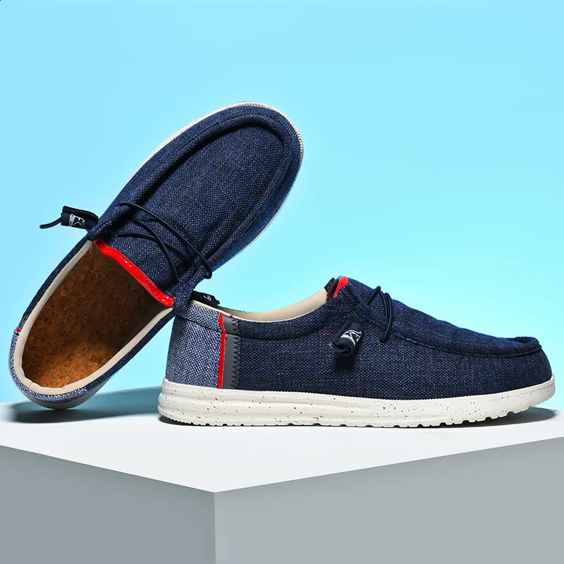 Summer canvas shoes suitable for men and women classic breathable comfortable slippers walking sports shoes and unisex boat shoes 240909