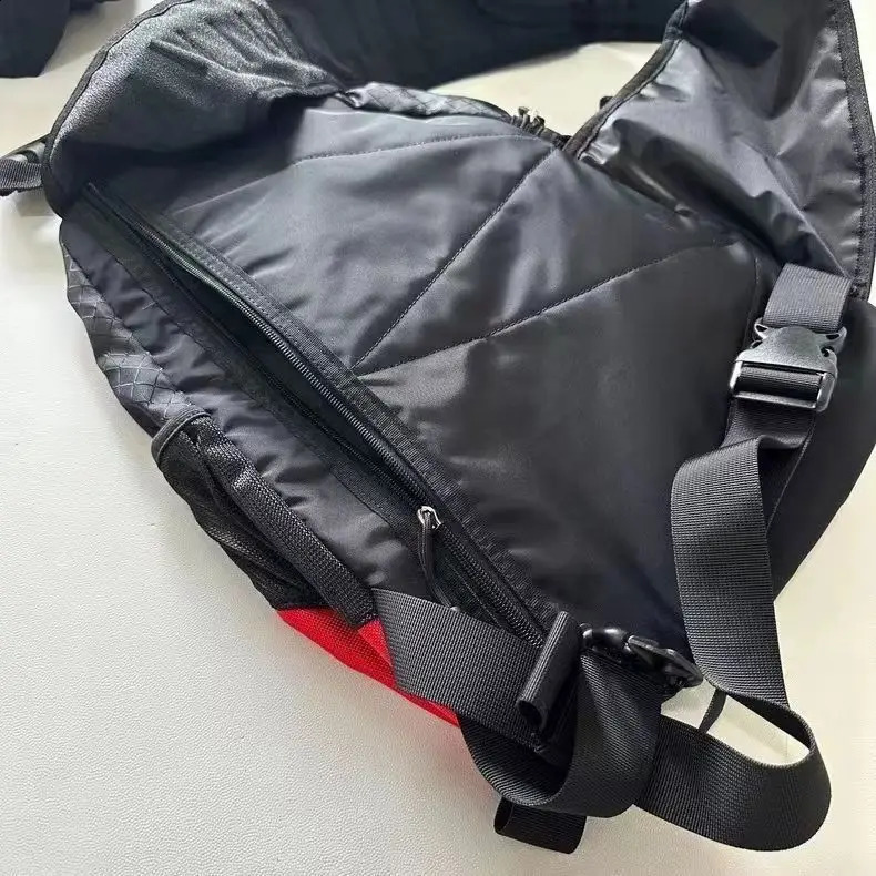 Punk Hip-hop Backpack Y2K Shoulder PU Leather Ins Schoolbag Large Capacity Unisex Casual Chest Bag 240910