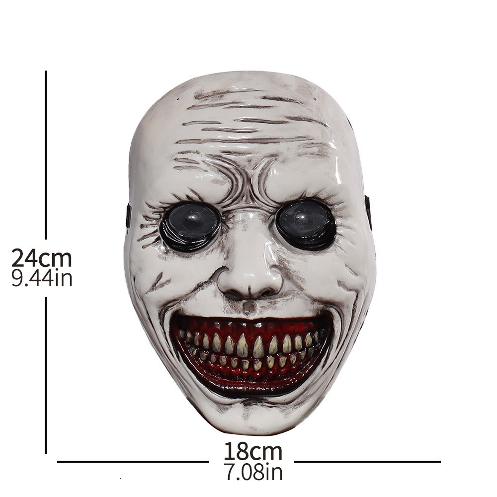 New New Horror The Exorcist Smig Face Demon Mask Cosplay Evil Creepy Ghost Skull Plastic Mas Halloween Carnival Party Costume Props