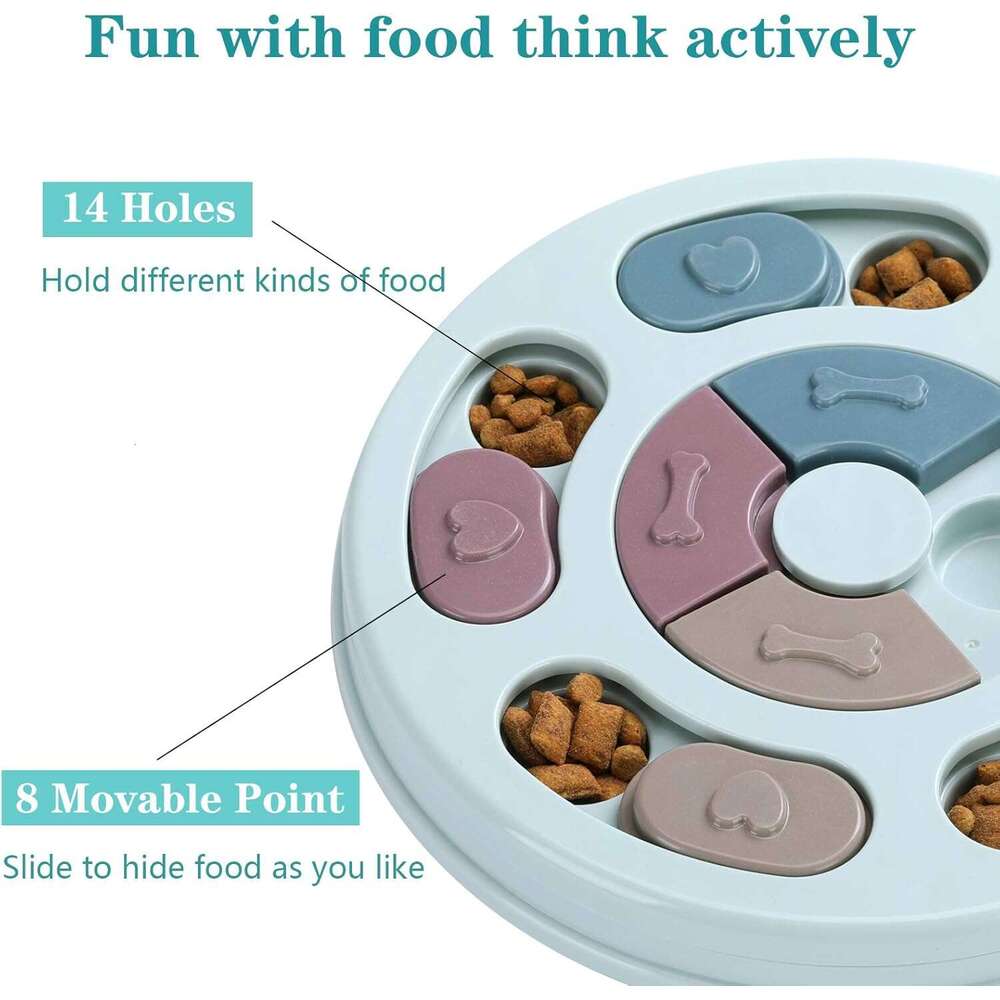 Puzzle toy feeder anti choking Slow food toys, cats, dogs, pet supplies, bowls Hot selg dog bowl puzzle game training