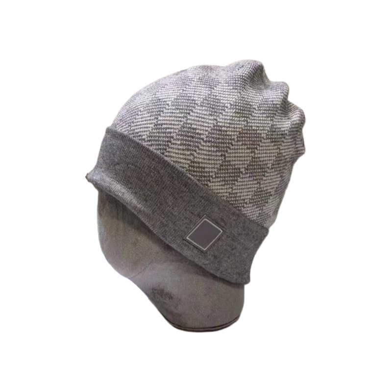 Designer fashion women comfort letter Knitted warmth bucket winter Outdoor Hat Men beanie ha Winter fitted hat classic cap t