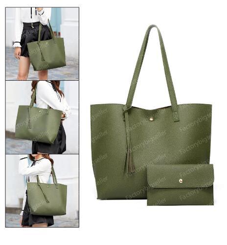 Leather Tote for Women - Spacious Business Shoulder Bag with Coin Purse 4