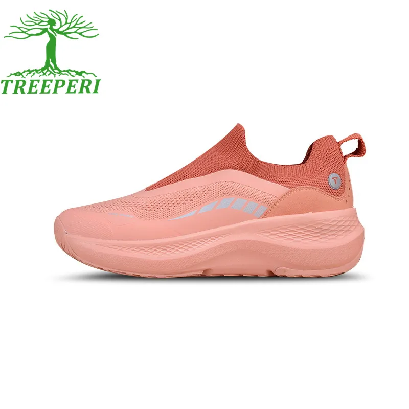 Designer Casual Shoes For Men Women TREPERRI T99 Slip on Sneakers Mesh Leather Sneaker Black White Clay Dark Grey Teal Sand Taupe Outdoor Mens Traiers
