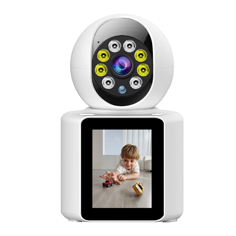 ICSEE APP Video Calling Smart Wifi Camera with 2.4 Inch IPS Screen FHD 1080P IP Cam Two-way Talk Wireless PTZ Cameras intelligent monitor