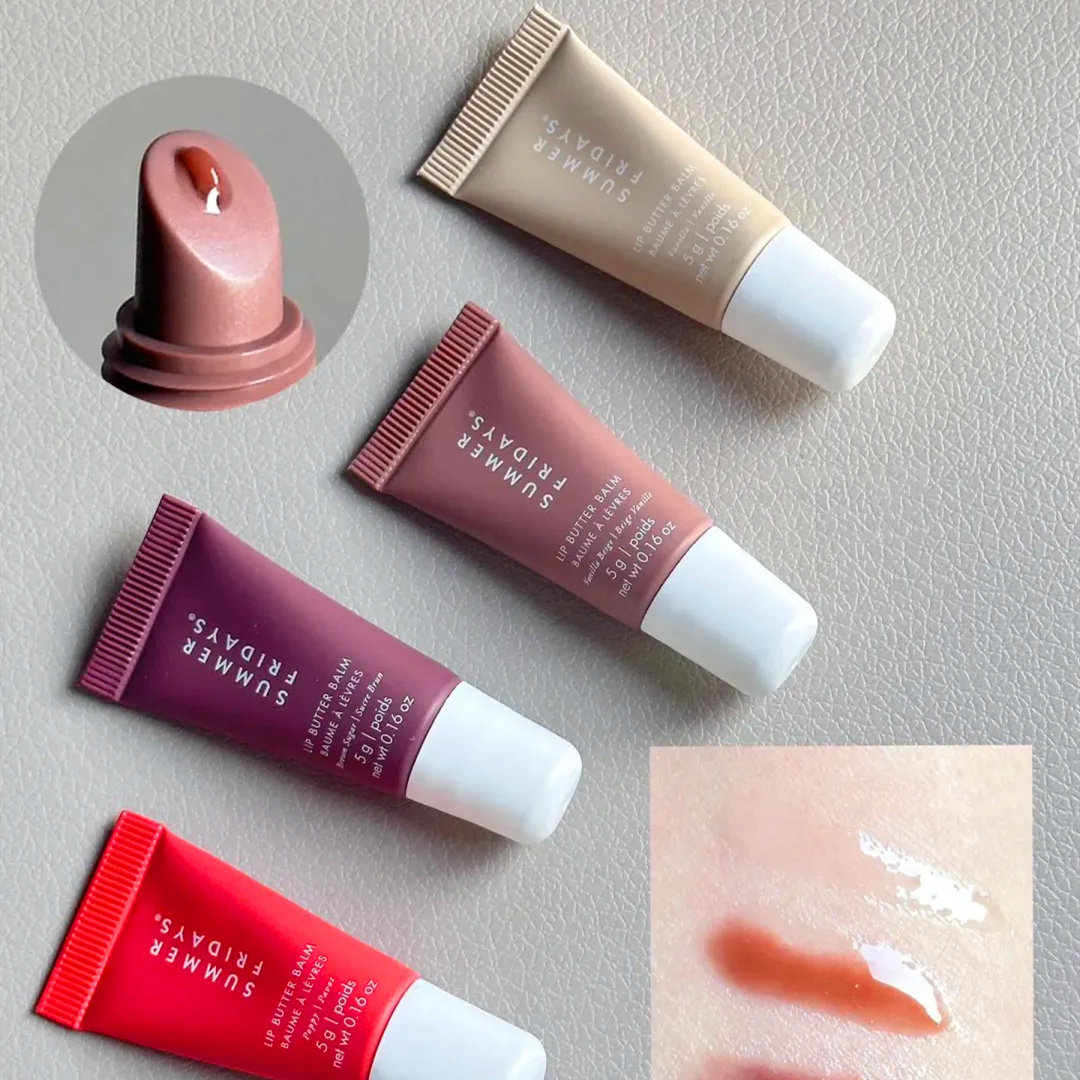 Summer Shipping Free Fridays Lip Butter 15G Balm Liquid 1 Lipstick Moisturizes Smooth Makeup Lips Glaze Lipgloss Oil Jelly Pink Sugar Vanilla Beige 0.