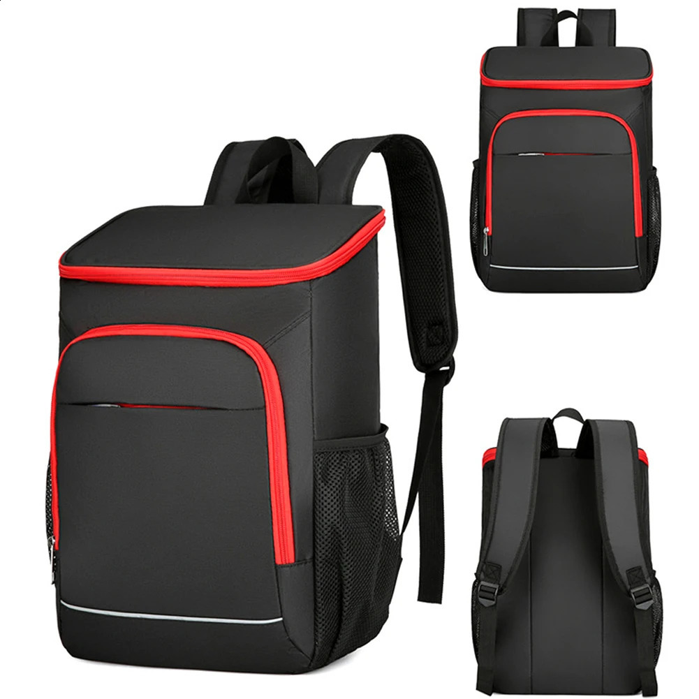 backpack waterproof thick Cmaping cooler bag large capacity insulation picnic refrigerant 240910