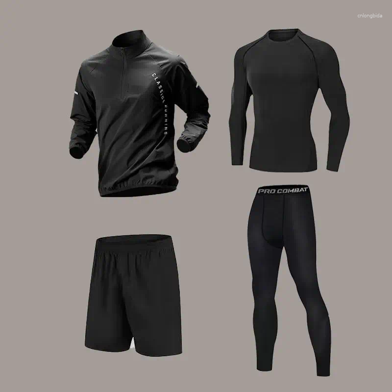 Mens Tracksuits Quick-Dry Athletic Set: Lightweight Long-Sleeve Shirts Pants for Training, Running, Cycling, and Gym Wear