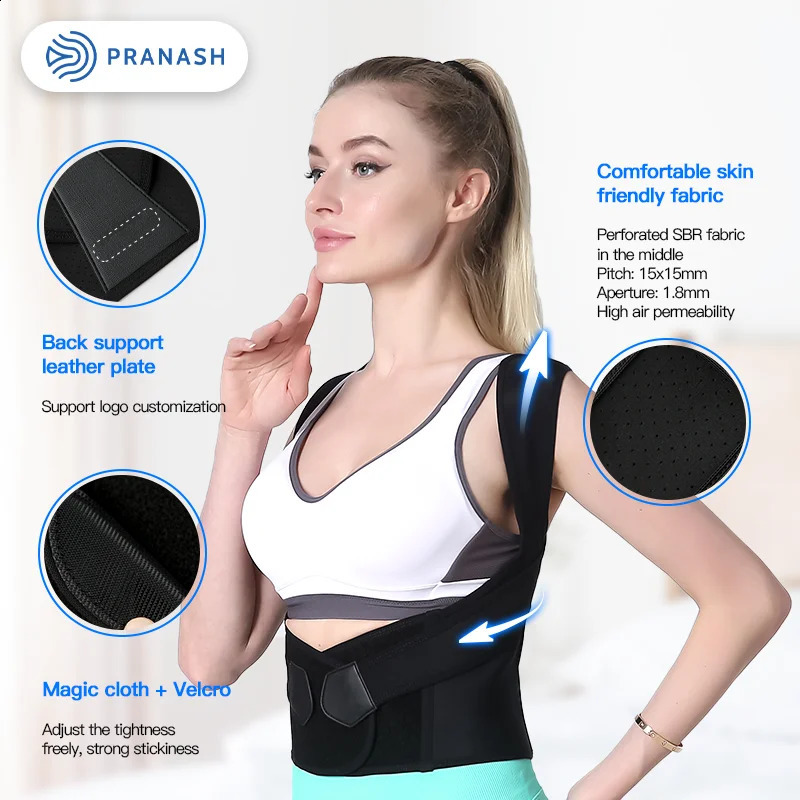 Drop stock adjustable back posture corrector womens belt can prevent looseness and relieve pain 240909
