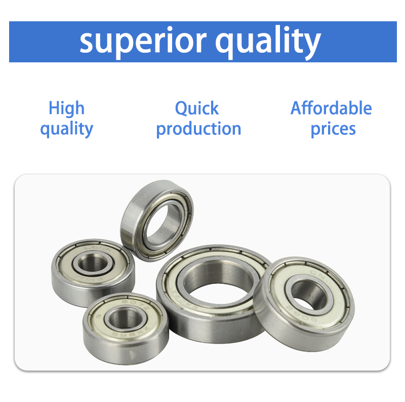 Deep Groove Ball Bearing 604 605 606 607 608 609 Zz RS for 1688 Skateboard Electric Scooter Roller Skates Fingertip Gyroscope Printer