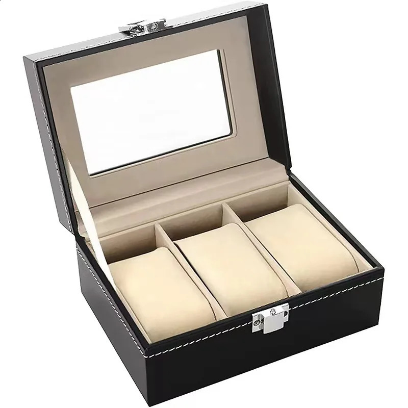 2/3/4/5/6/10/12 Girds Watch Organizer Boxes Watch Case Removable Watch Pillows Watch Box Organizer Gift for Loved Ones 240909
