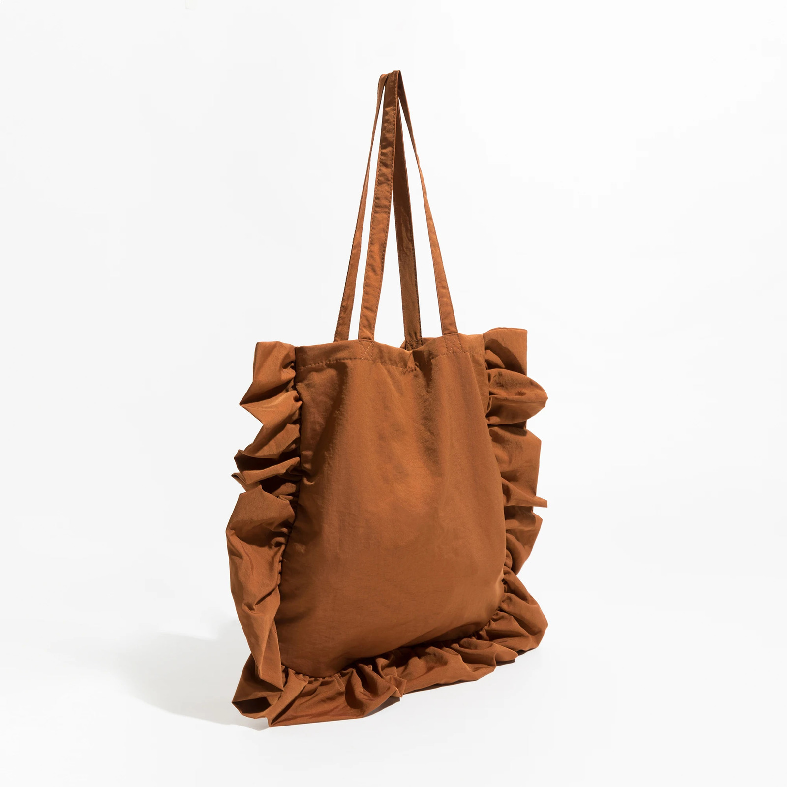 MABULA womens casual shopping handbag with pleated edges unique and ultrathin shoulder homeless wallet large capacity work 240910