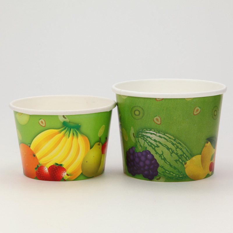 Paper Cups Disposable Ice Cream Cups(White Cups Without Patterns) Wholesale Paper Disposable Cups Commercial Packaging 1000pcs/pc
