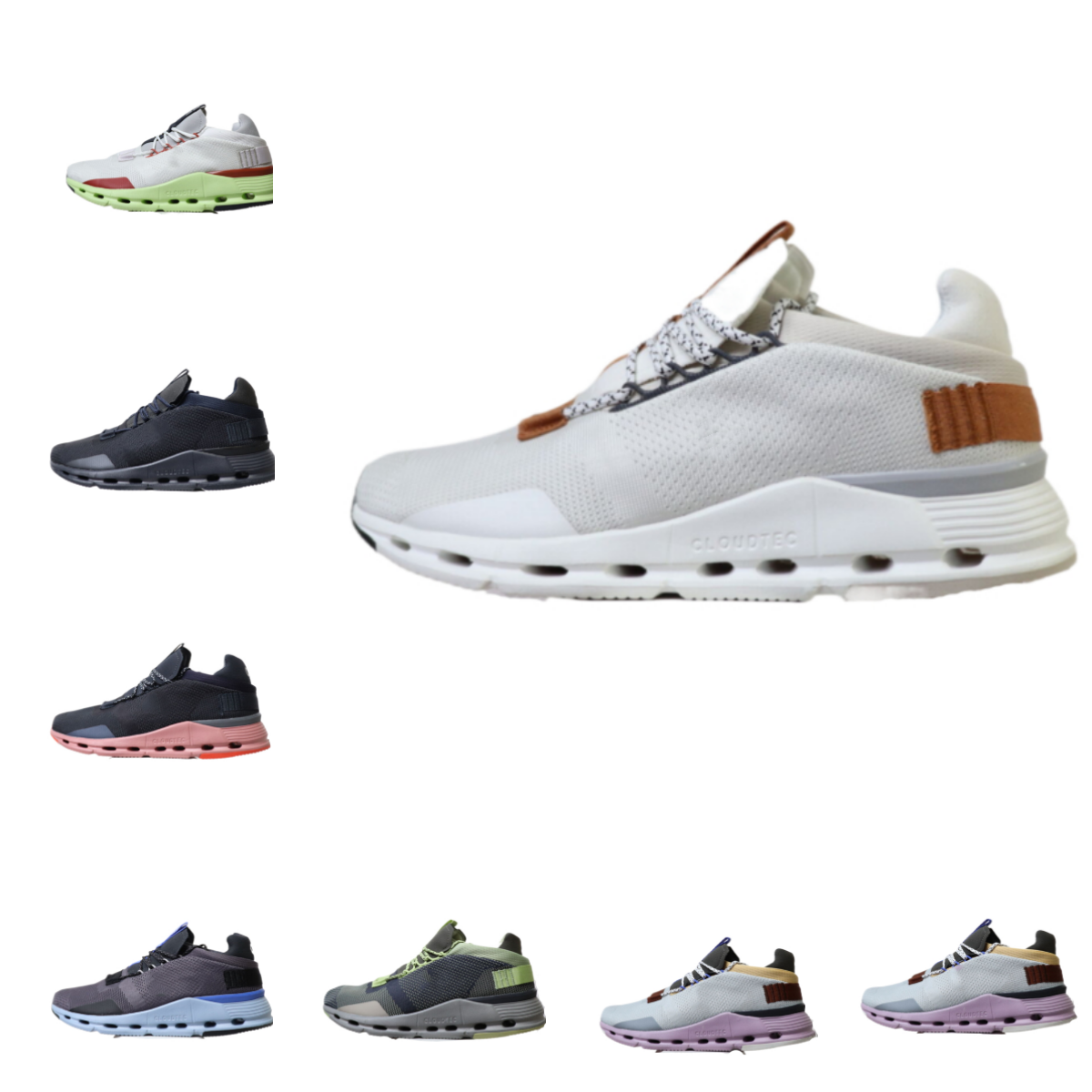 shoes Shoes Running Cloud Q2 for Men Women Triple Black Asphalt Grey Alon White Niagara Blue Orange Sea Pink mens breathable trainers lifestyle sportsblac