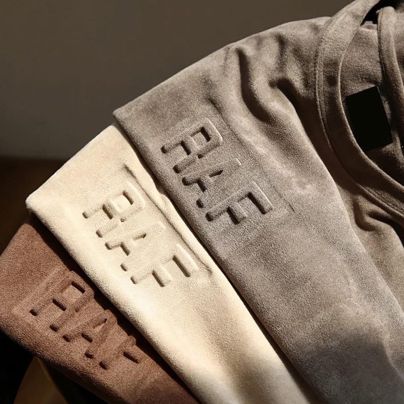 QIANSHI NEW Luxury 3D Printed Hoodies Cotton Best Quality 3D Embossed Hoodie Heavyweight Custom Embossed Hoodies