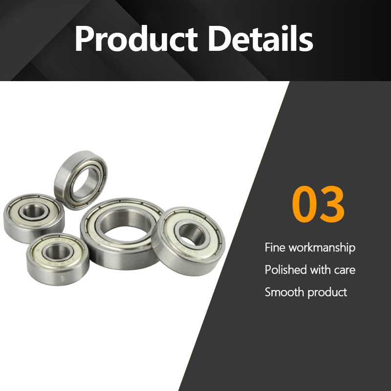 Micro deep groove ball bearings 607 608 609 626 627 629 634 635 636 Zz 2RS