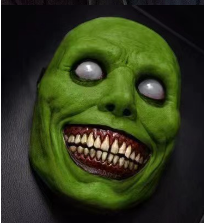 New New Horror The Exorcist Smig Face Demon Mask Cosplay Evil Creepy Ghost Skull Plastic Mas Halloween Carnival Party Costume Props