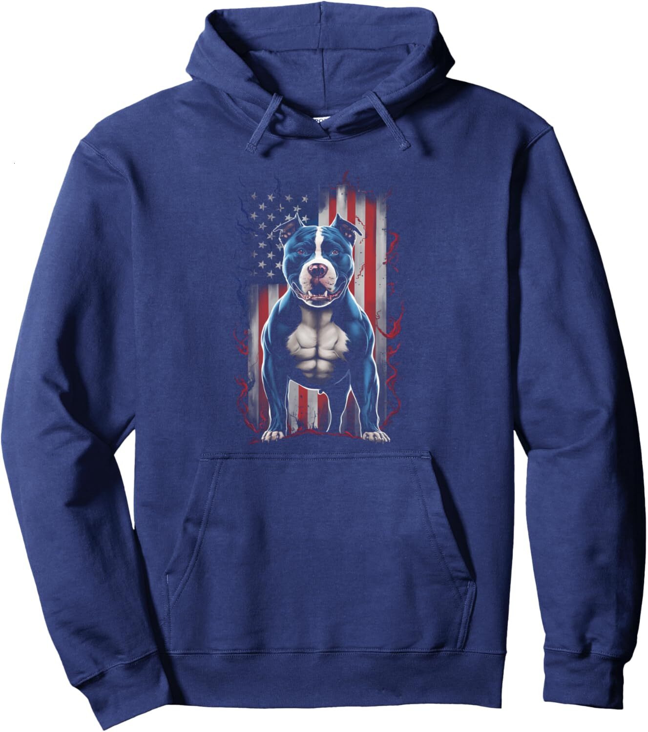 Long Sleeve Shirts for Men sweatshirt American Flag Pitbull Patriotic Fierce and Strong Graphic Pullover Hoodie T shirt Tee Streetwear Casual tops clo