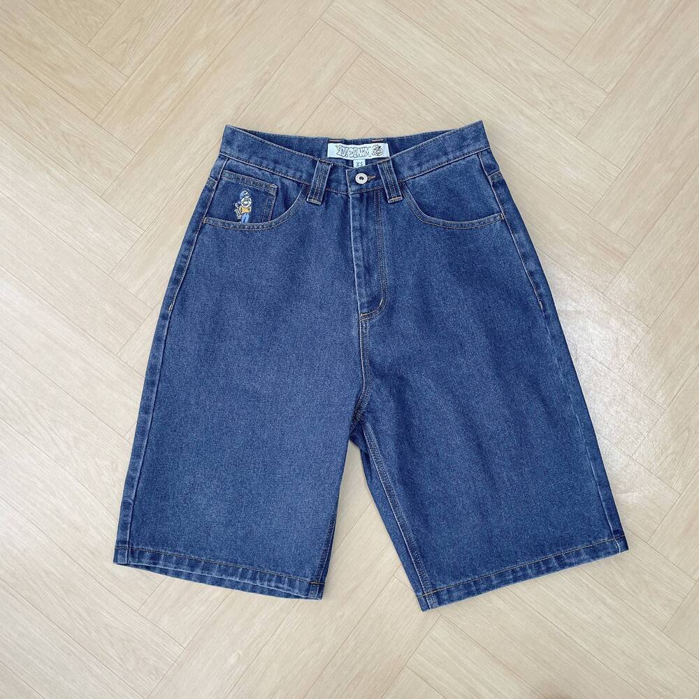 Y2K Big boy Dime short for Men Dime Skate Baggy short Embroidery Denim Simple Dime Pants Women Jeans Mujer Hot traf Men jean