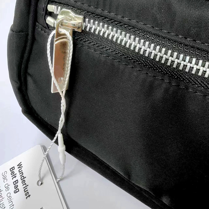 2025--Wunderlust Belt Bag 1.8L Crossbody bag Wasitbag Sports Shoulder Multi-function Bag Fanny Pack Black High Quality