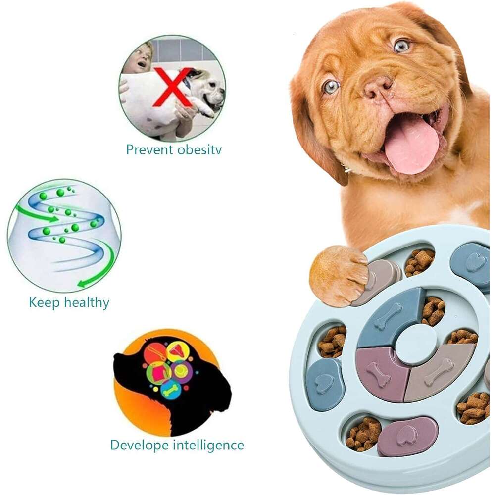 Puzzle toy feeder anti choking Slow food toys, cats, dogs, pet supplies, bowls Hot selg dog bowl puzzle game training