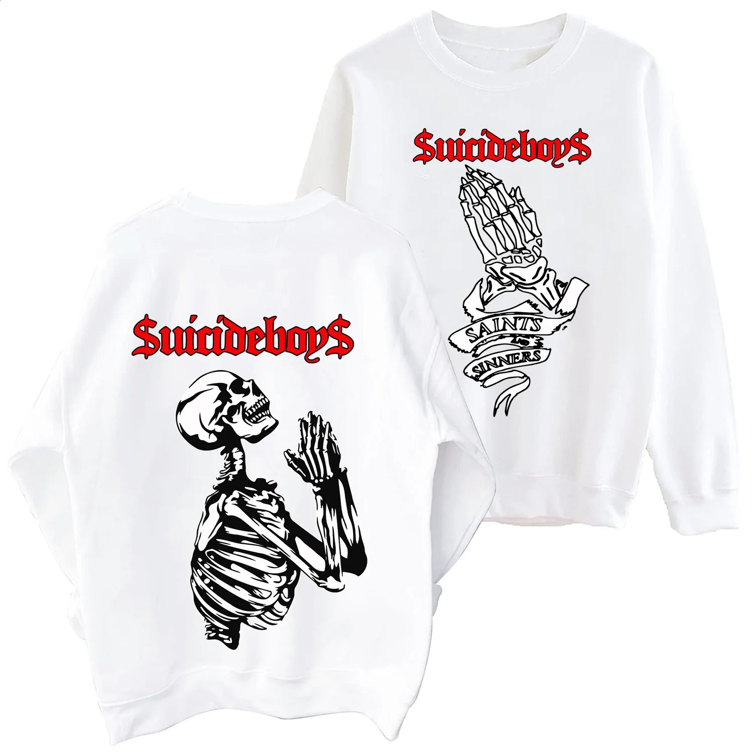2024 Suicideboys Sweatshirt Man Woman Harajuku Round Neck Long Sleeve Oversized Hoodie Fans Gift 240907