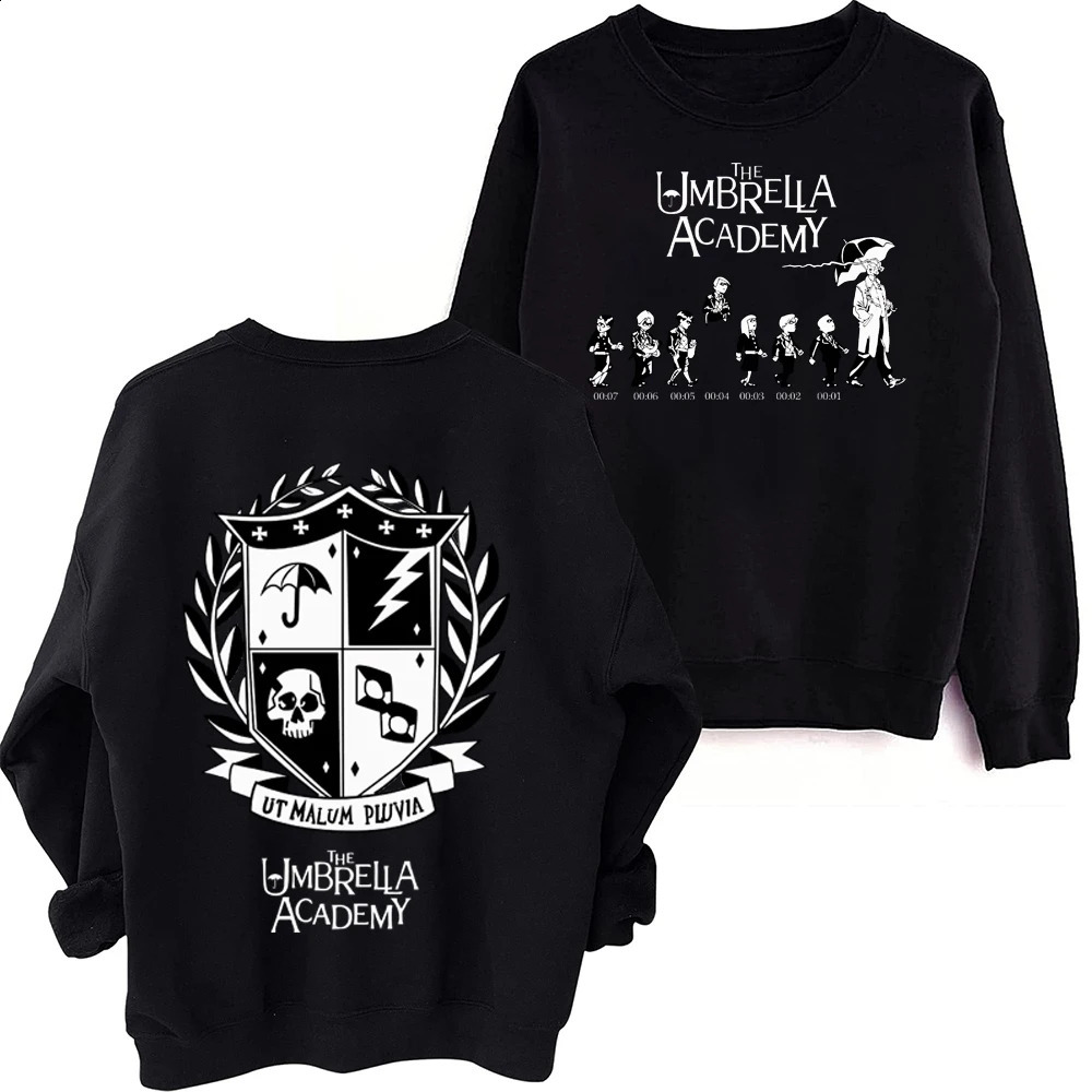 The Umbrella Academy Sweatshirt Harajuku Round Neck Long Sleeve Oversized Music Hoodie Fans Gift 240910
