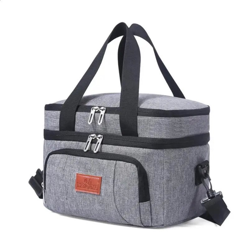 1020L cooler bag with hard lining large insulated picnic lunch used for camping barbecue and outdoor activities at home as a cooling 240910