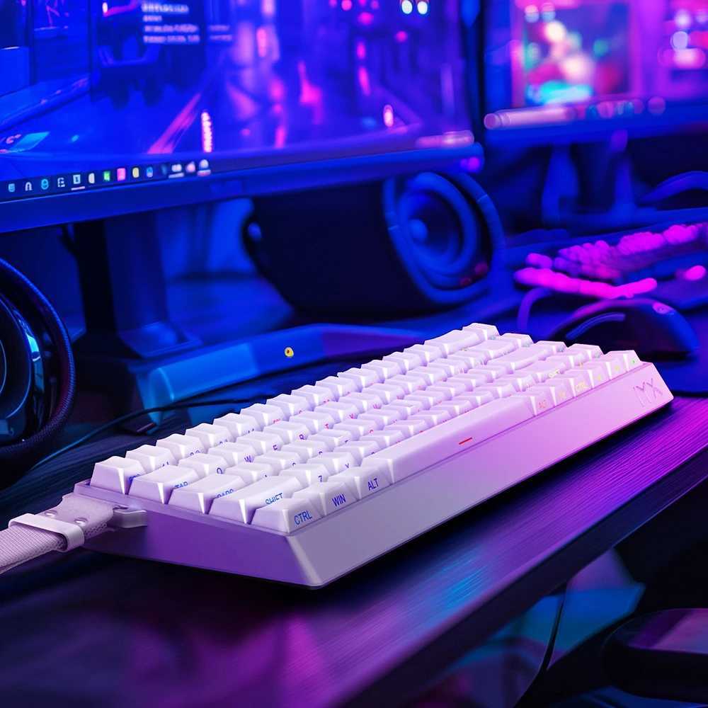Keyboards IYX MU68 Magnetic Switch Gaming Keyboard Aluminum Alloy 8000Hz Quick Trigger RGB Mechanical Keyboard Hot Swap Pc Gamer Varolant y240910