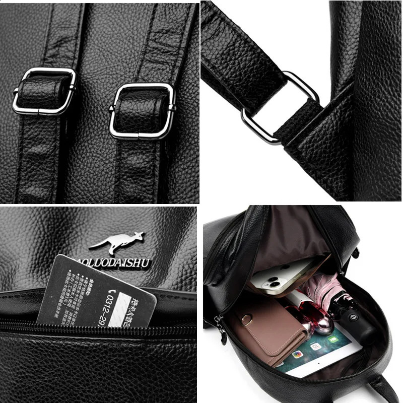 High Quality Leather Womens Backpack Fashion Womens Backpack Womens Backpack 240907