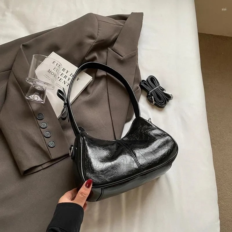 Totes Red Y2K Hobos Shoulder Crossbody Bags For Women Handbag And Purses 2024 Ladies Messenger Trendy Design