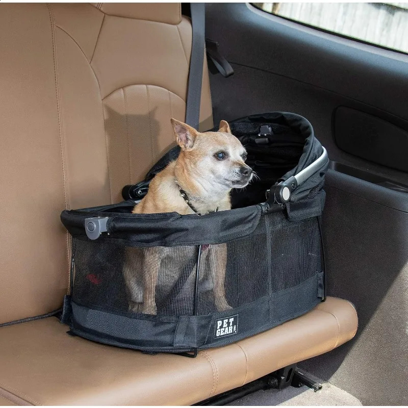 View 360 Pet Safety Car Seat for Small Dogs Cats Push Button Entry 240906 7b6c 4