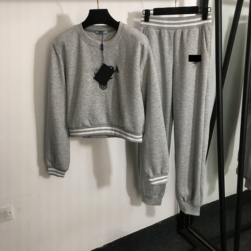 Fashion Letters Hoodies Pants Casual Sport Tracksuits Pullover Sweatshirts Trousers Two Pieces Cotton Tops Tracksuits