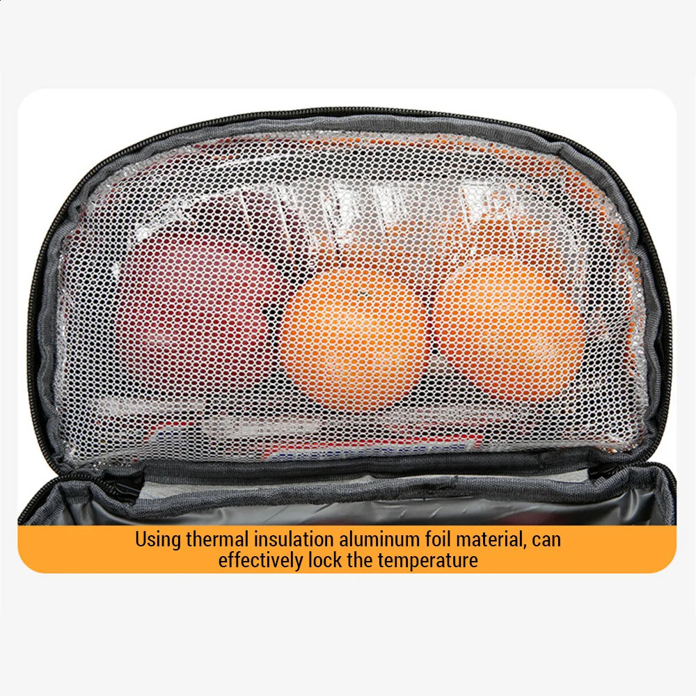 Insulation cooler backpack aluminum foil camping bag 240910