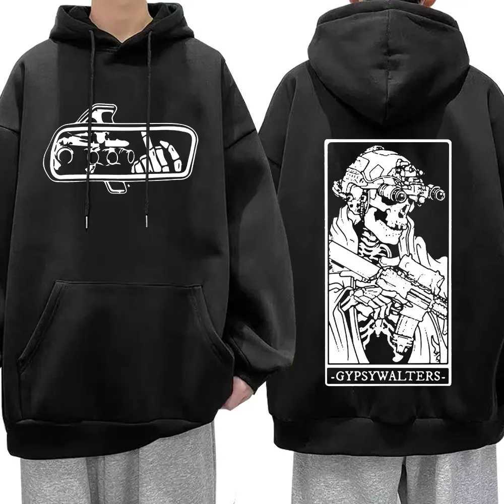 Forward Observations Group GYPSYWALTERS Hoodie Mens Vintage Skeleton Graphic Hooded Sweatshirts Oversized Hoodies Streetwear M240909