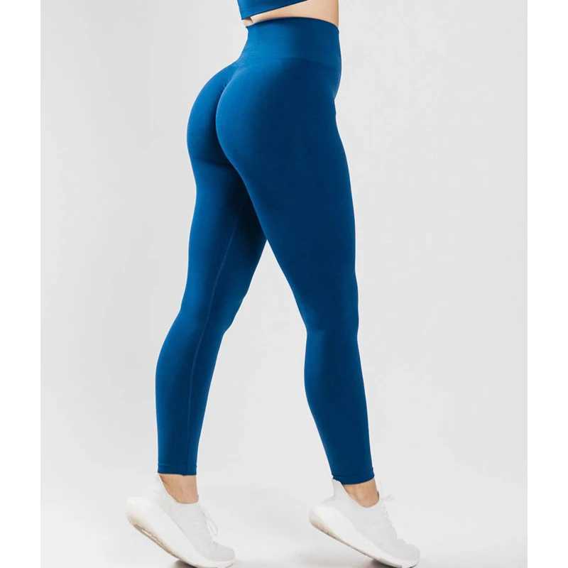Amplify Fitness Running Yoga Pants Seamless Push Up Leggins Scrunch Bum Leggings High Waist Gym Sports Workout Tights Women M240910