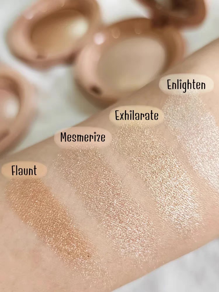 Makeup Highlighter Rare Beauty Powder Palette Highlighters Enlighten 2.8G Positive Light Silky Touch Glow Enlumineur Highlightering Face Cheek Cosmeti