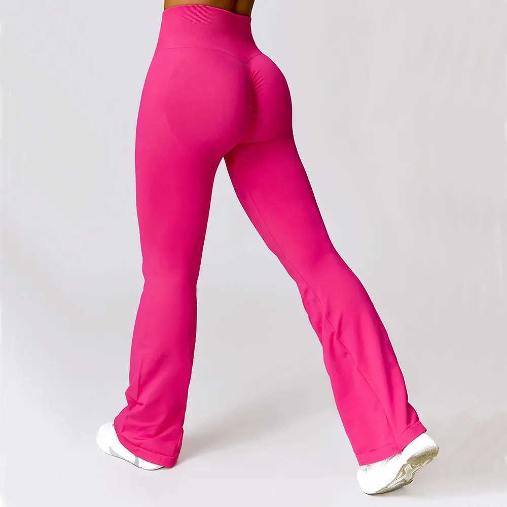 Flare Leggings Seamless Yoga Pants Women High Waist Wide Leg Pants Women Gym Workout Fitness Sports Flared Pant Dance Trousers M240910