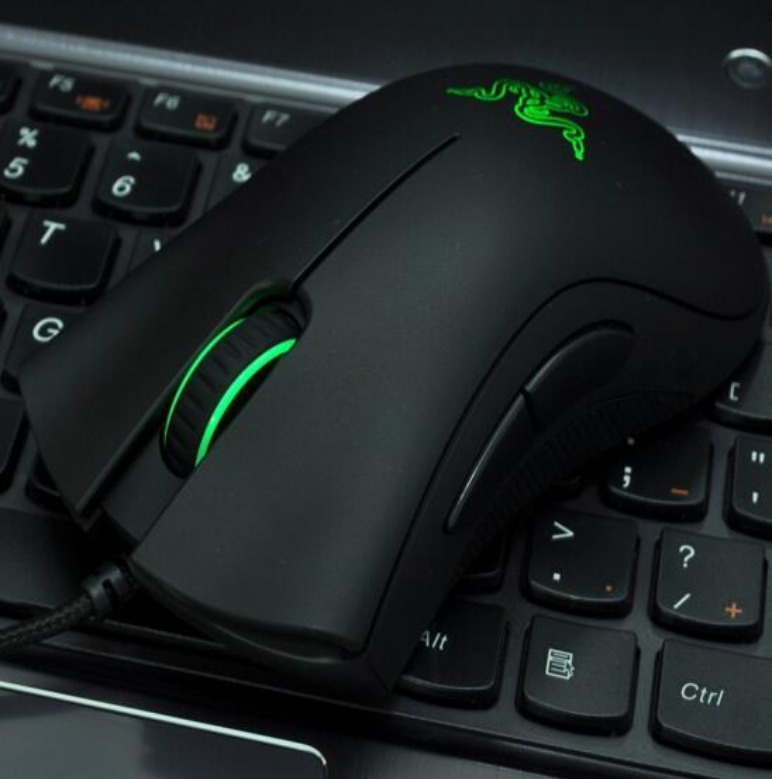 Mice Razer DeathAdder Chroma 10000DPI Gaming Mouse-USB Wired 5 Buttons Optical Sensor Mouse Razer With Retail Package527