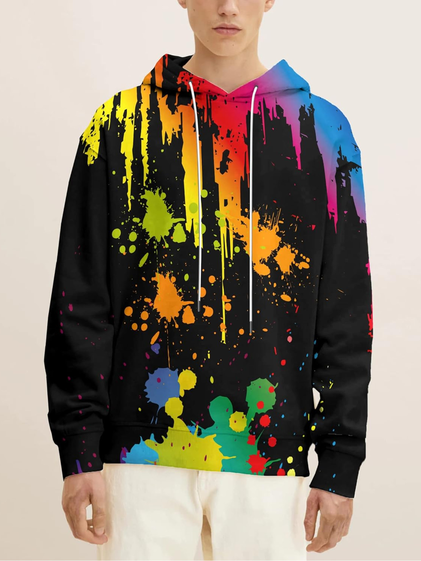 Hoodie for Mens Womens Unisex Novelty Hoodies 3D Digital Print Sweatshirts with Pockets Graphic fashion trend