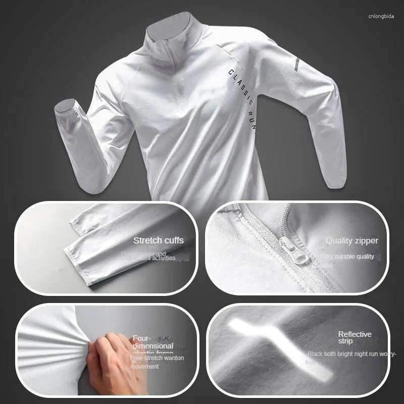 Mens Tracksuits Quick-Dry Athletic Set: Lightweight Long-Sleeve Shirts Pants for Training, Running, Cycling, and Gym Wear