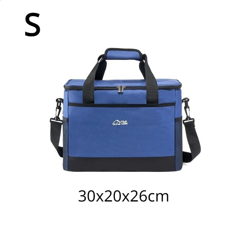 30L large capacity picnic bag waterproof portable insulation ice lunch outdoor food storage cooler 240910