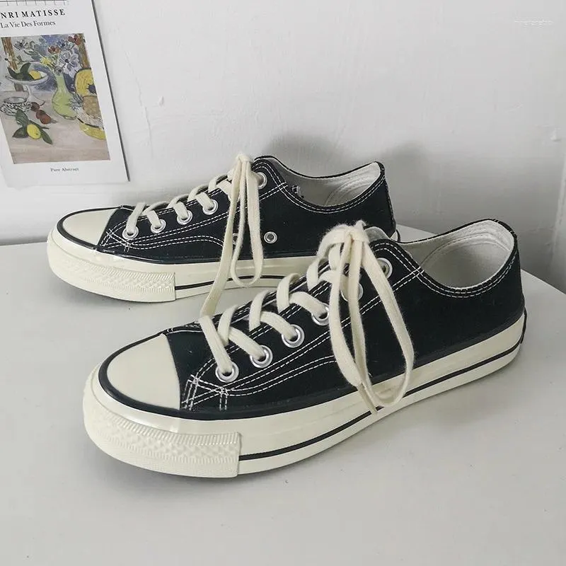 Casual Canvas Sneakers Women: Breathable High-Top Comfort Shoes for Spring and Autumn dh911125171