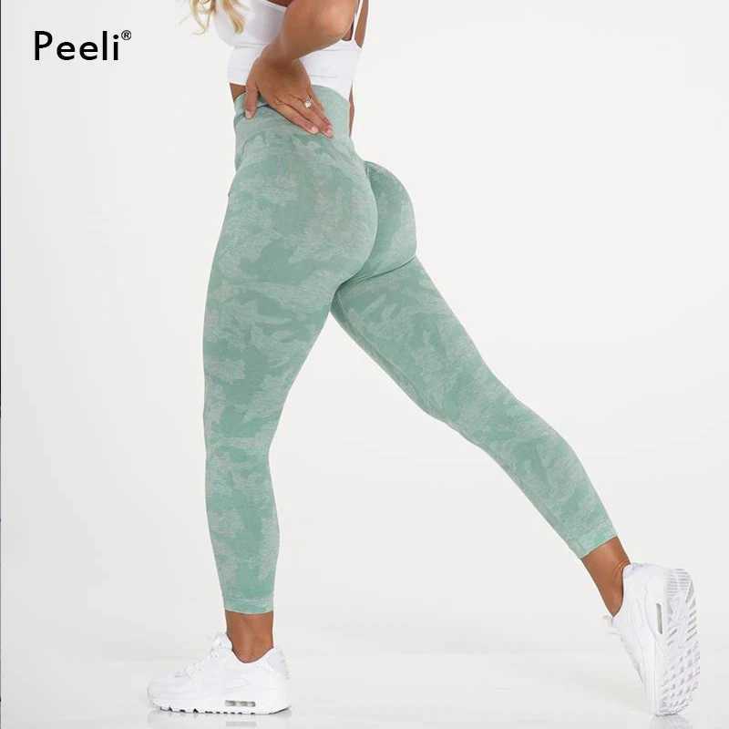 Camo Seamless Leggings Women High Waist Yoga Pants Scrunch Butt Sports Leggings Booty Fitness Tights Gym Leggings Sportswear M240910