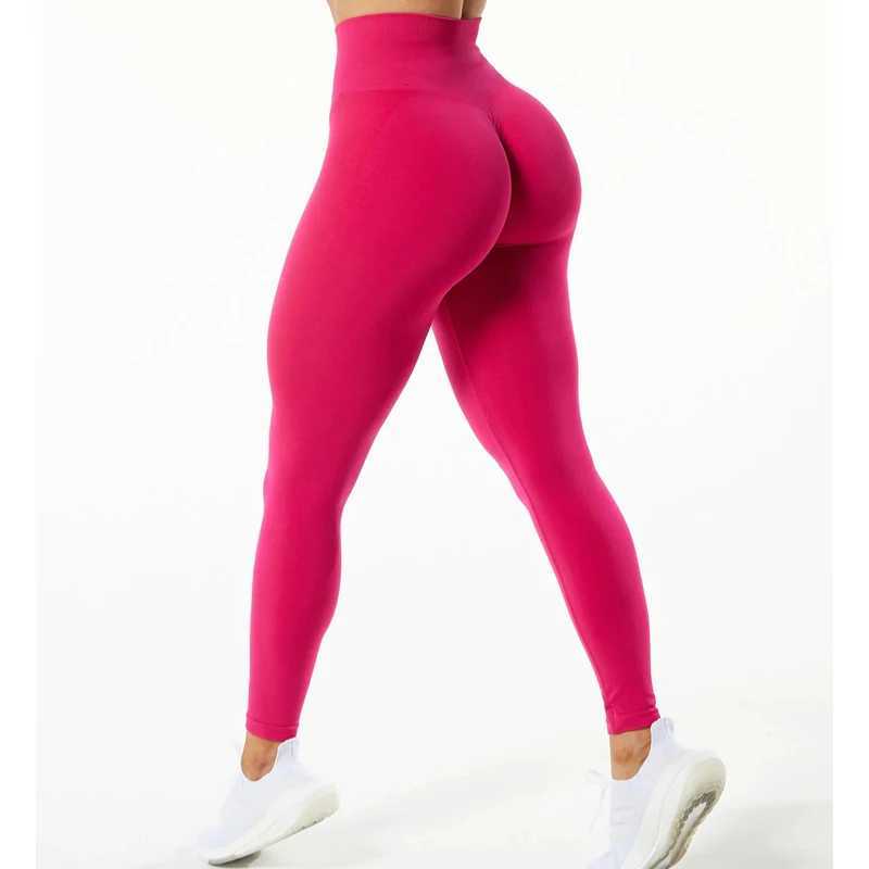 Amplify Fitness Running Yoga Pants Seamless Push Up Leggins Scrunch Bum Leggings High Waist Gym Sports Workout Tights Women M240910