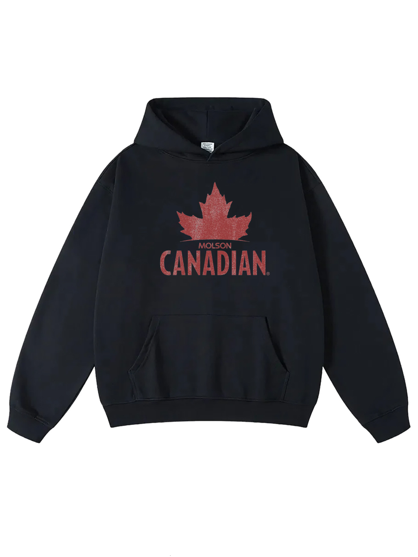 CANADIAN maple leaf Graphic print hooded sweatshirt, Men's Printed Hooded Design, Crafting a Distinctive Casual Style