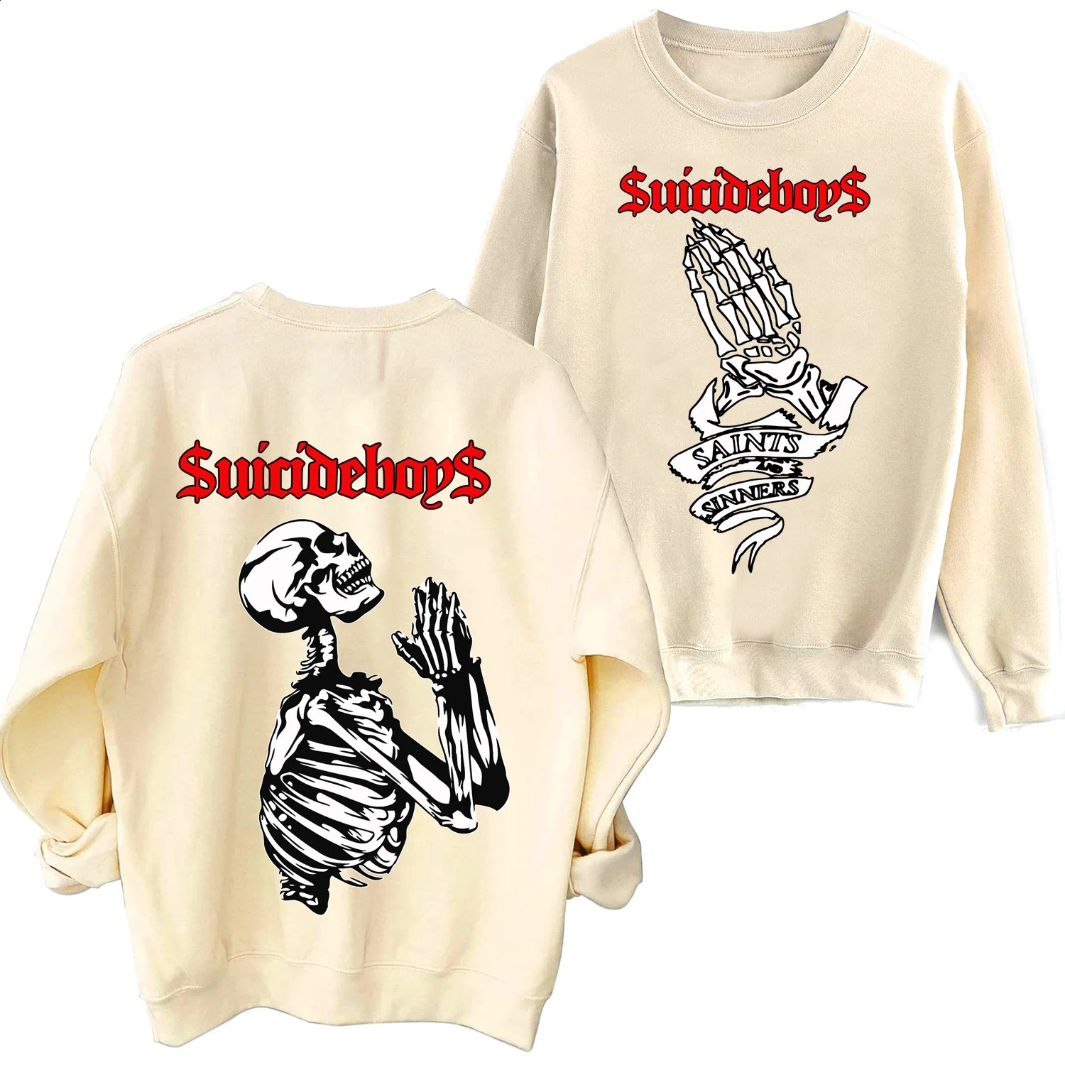 2024 Suicideboys Sweatshirt Man Woman Harajuku Round Neck Long Sleeve Oversized Hoodie Fans Gift 240907