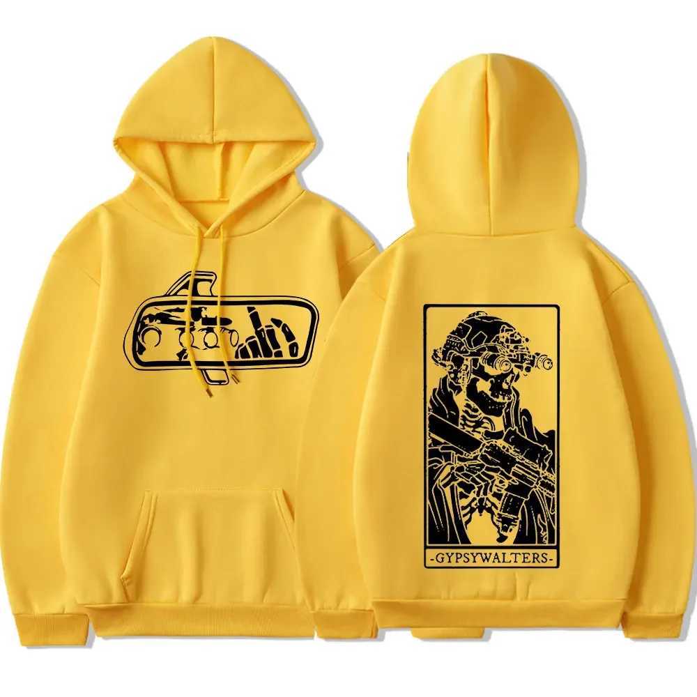 Forward Observations Group GYPSYWALTERS Hoodie Mens Vintage Skeleton Graphic Hooded Sweatshirts Oversized Hoodies Streetwear M240909